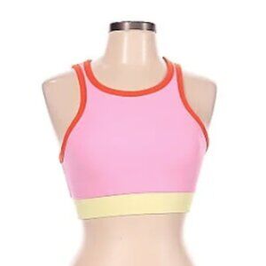 NWT Wilo Pink Colorblock Sports Bra